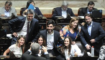 Selfies y risas. La oposición