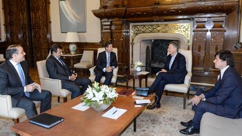 El presidente Mauricio Macri recibió