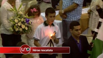 El joven participó en un