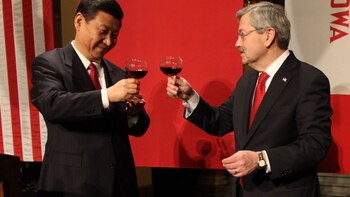 Xi Jingping y Terry Branstad