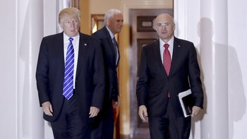 Donald Trump y Andy Puzder