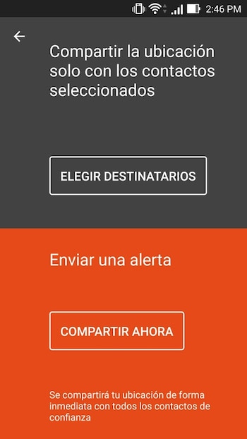 La interfaz es muy sencilla