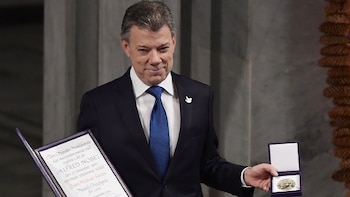 Juan Manuel Santos recibió el
