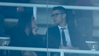 Cristiano Ronaldo junto a Georgina