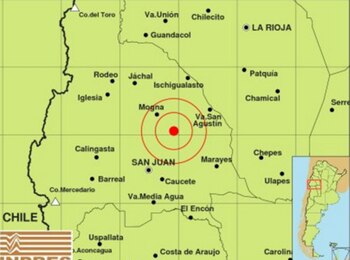 Sismo en San Juan (Inpres)