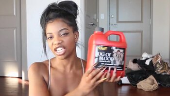 De’arra no tuvo mejor idea que simular su muerte y asustar sobremanera a su novio