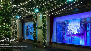 Lord & Taylor y su “Bosque Encantado” donde las luces y la naturaleza son los protagonistas