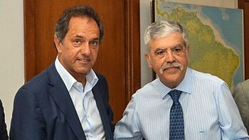 Daniel Scioli y Julio de Vido (NA)