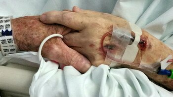 Tomados de la mano hasta