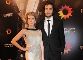 Gloria Carrá y Luciano Cáceres,