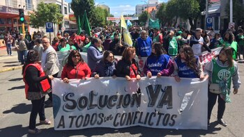 Las protestas en Santa Cruz