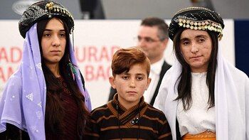 Lamiya y Nadia recibieron el