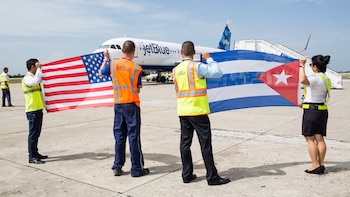 La llegada de estadounidenses a