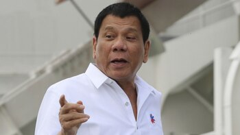 El presidente filipino, Rodrigo Duterte