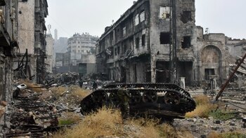 Tropas del régimen de Bashar