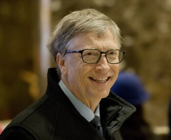Bill Gates, en su llegada