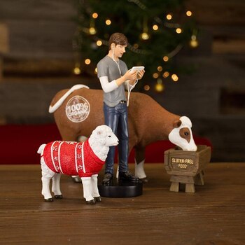 El pastor, junto a su