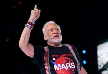Buzz Aldrin, the former NASA