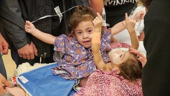 Las niñas estuvieron dos años