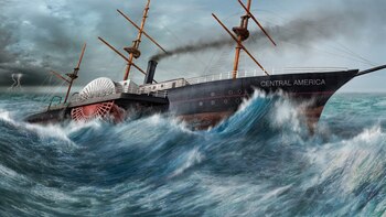 S.S. Central América. Naufragó en