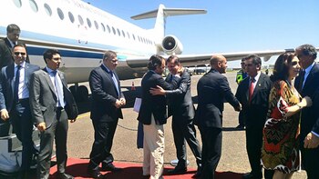 Arribas y Majdalani fueron recibidos por Horacio Cartes