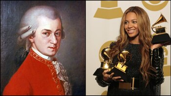 Wolgang Amadeus Mozart y Beyoncé