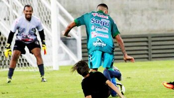 El fanático se tiró con