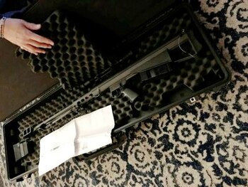 El fusil Barrett enviado al