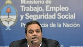 El ministro de Trabajo, Jorge Triaca (DyN)