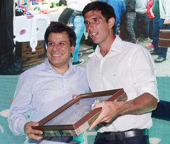 Facundo Manes y Federico Delbonis