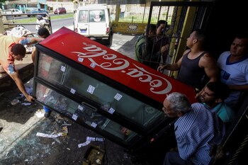 Los saqueos se produjeron desde