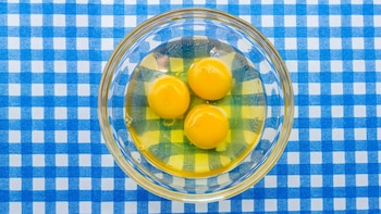 Las yemas de huevo son