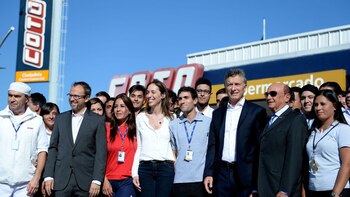 Alfredo Coto junto a Mauricio