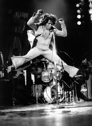 James Brown en 1980 (Crédito:
