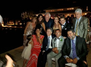 El Presidente, en el casamiento