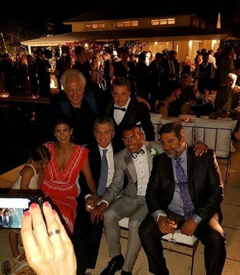 Mauricio Macri, su mujer Juliana