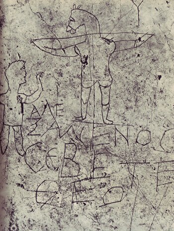 Grafito de Alexámenos. Una burla