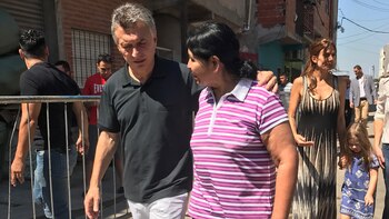 Macri y Barrientos en Los