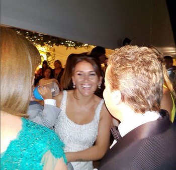 Vanesa, divertida en su fiesta