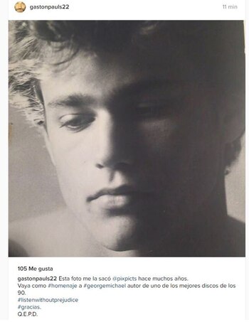 Mensaje de Gastón Pauls en