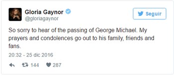 El mensaje de Gloria Gaynor: