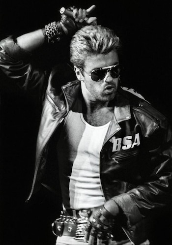 George Michael en 1988, durante