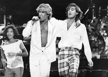 Wham! en su gira por