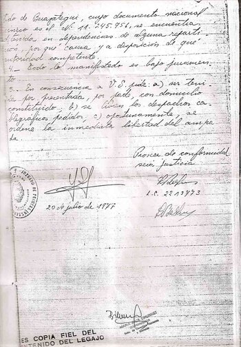 La carta que la madre