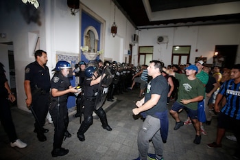 Se produjeron incidentes y se vivieron momentos de tensión en la Comisaría 38°(Agustín Marcarian)