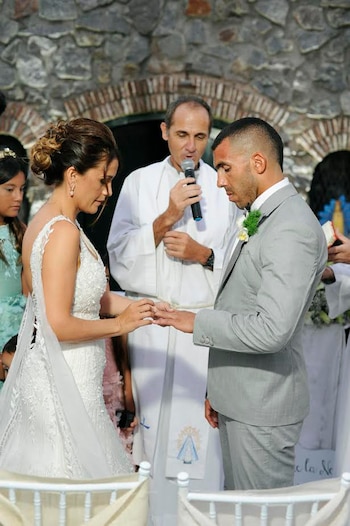Vanesa Mansilla y Carlos Tevez