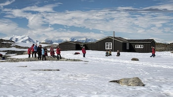 Es una antigua base de investigación de Winter Island