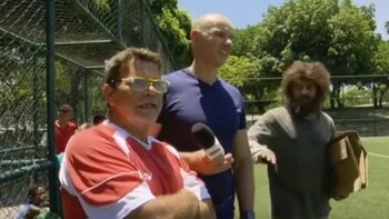 Falcao se disfrazó de vagabundo