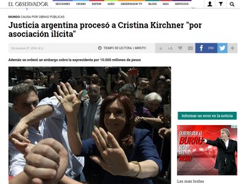 En Uruguay, El Observador se