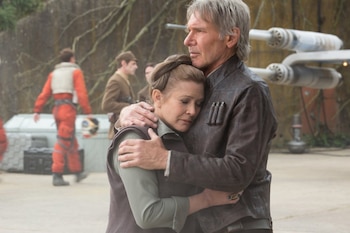 Carrie Fisher y Harrison Ford tuvieron una relación amorosa durante el rodaje de la primera película de Star Wars (Star Wars)
